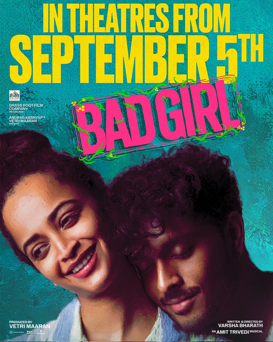 #BadGirl In Cinemas From September 5th 🎬

Clah With #Madharaasi 🤝
