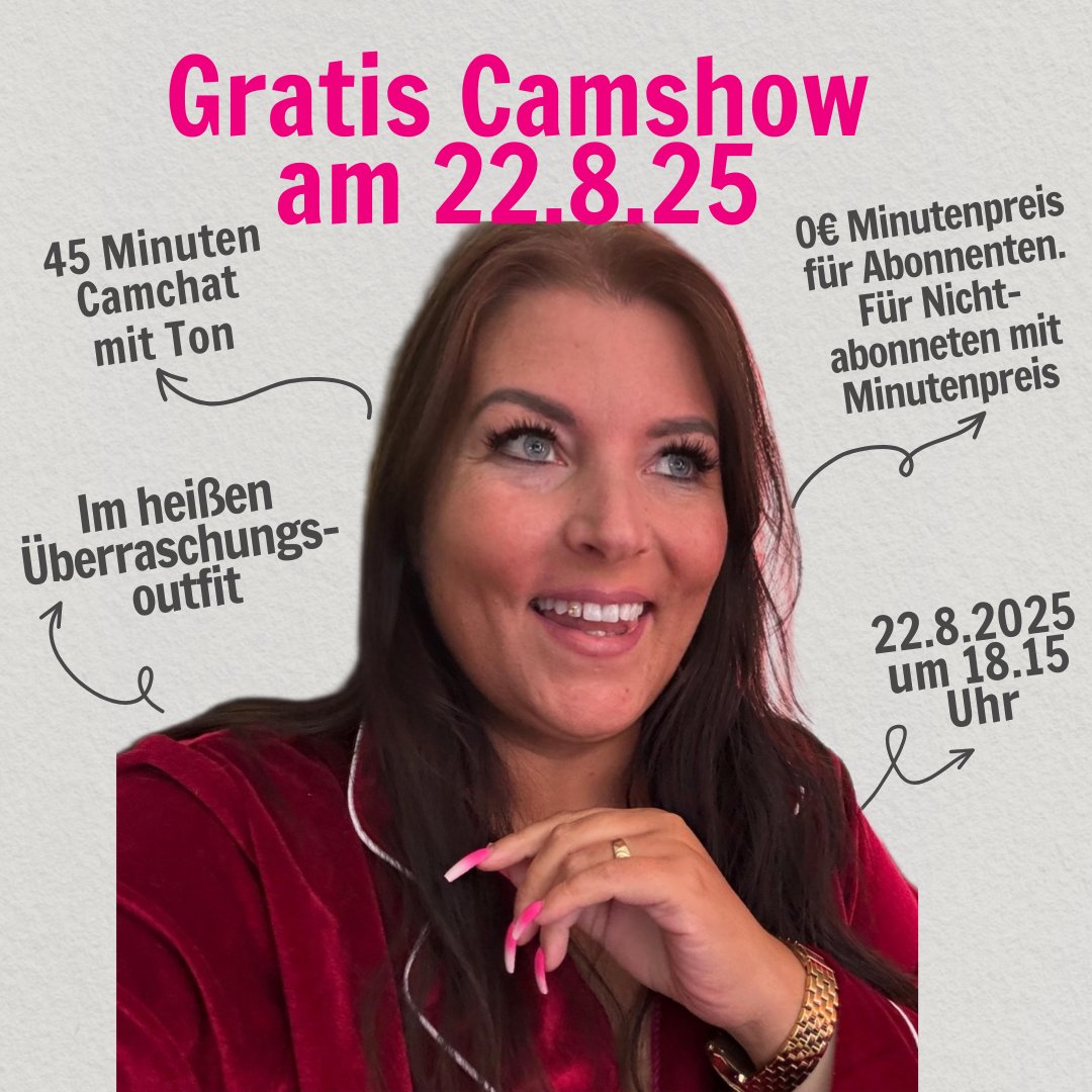 Jetzt schon vormerken auf: bestfans.com/nina-nice

#camgirl #livecams #sexy