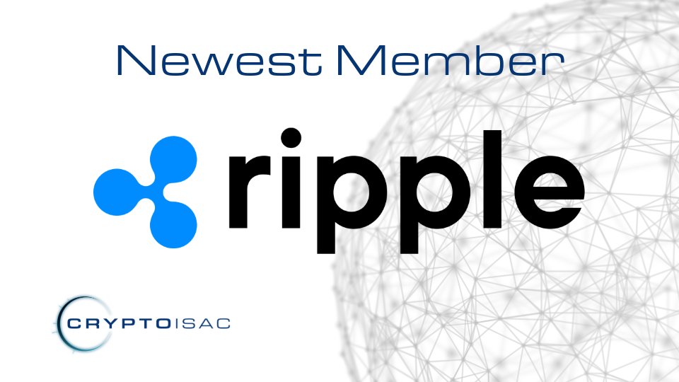 We're excited to welcome <a href="/Ripple/">Ripple</a> as a Founding Member of <a href="/Crypto_ISAC/">Crypto ISAC</a>! Together, we’re strengthening security and collaboration across the crypto ecosystem.