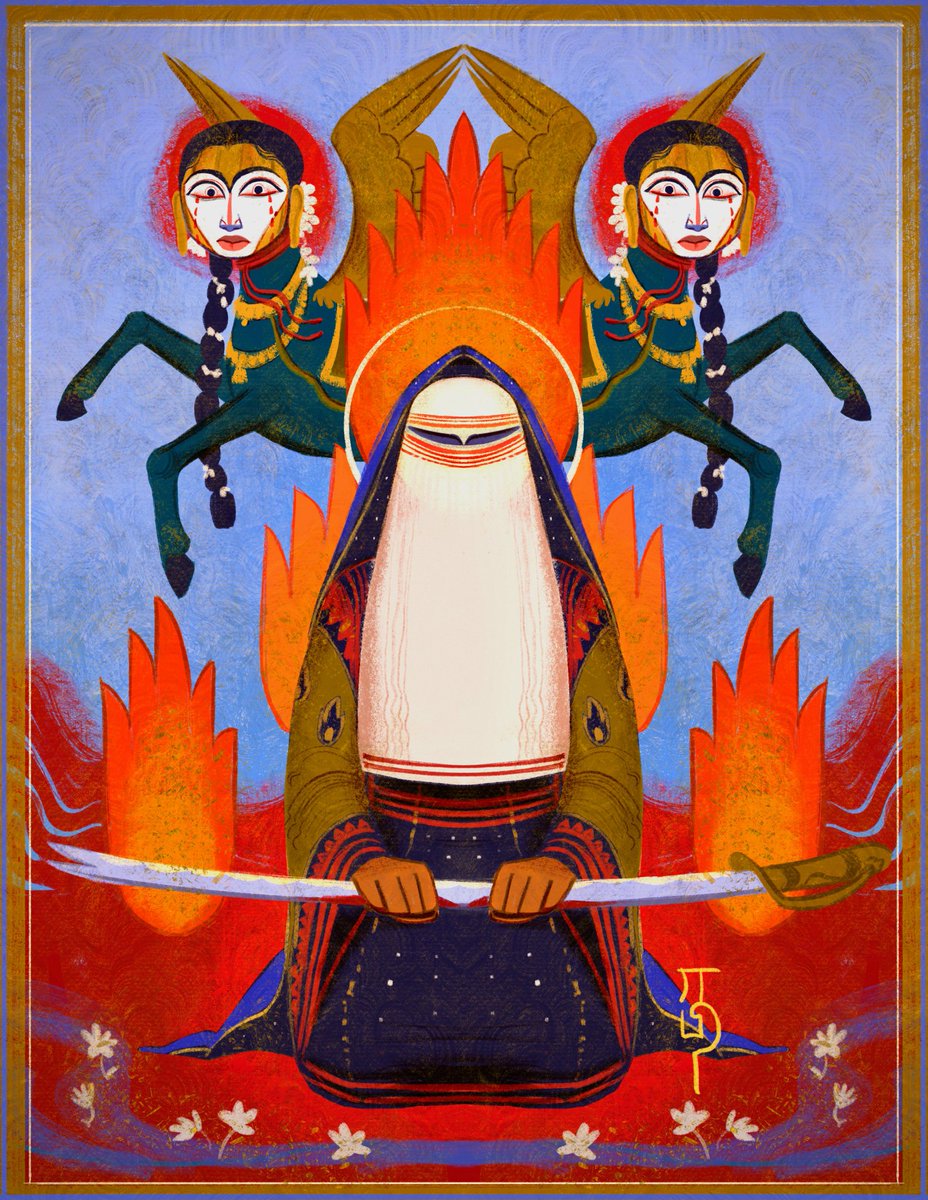 «(allah resûlü dedi): "ben rabbimin cennet'ten gelen hediyesi olan elmayı ikiye ayırdım ve ve bir nûrun ondan parladığını gördüm. ve bu nûrdan korktum". cibril dedi: "ye, bu mansûre fâtıma'nın nûrudur".»

...
ve bu nûrdan korktum
...
ve bu nûrdan korktum
...
ve bu nûrdan korktum