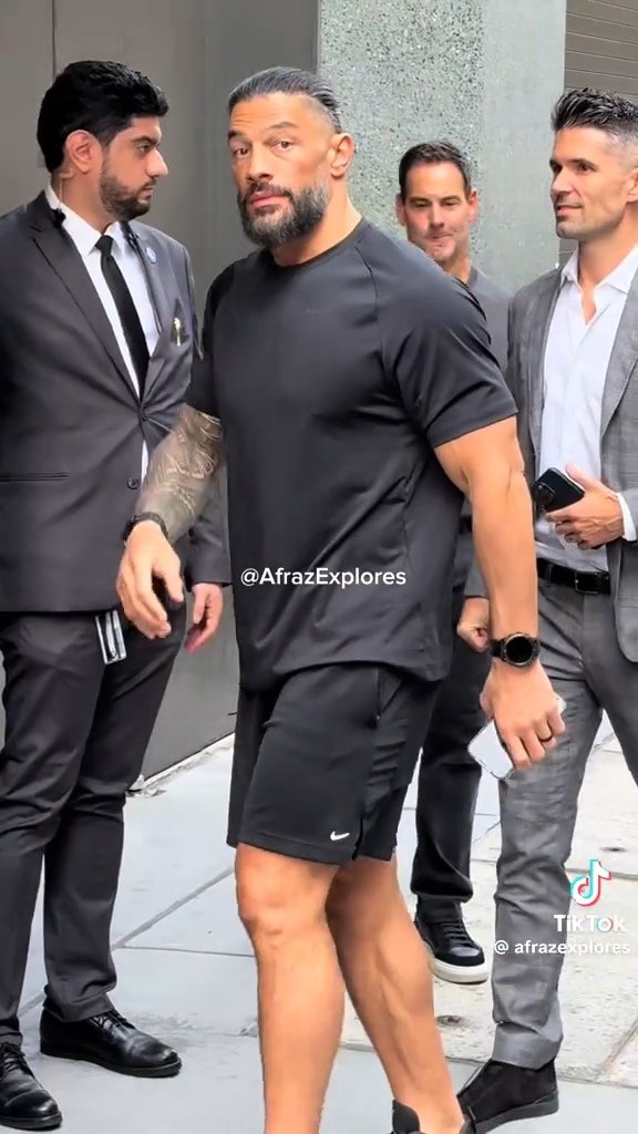 RomanR4Ever's tweet photo. This is my handsome King 🤴 
One &amp; only Roman Reigns 🔥🔥🔥🔥

#RomanReigns #ESPNFirstTake 

[📸 CR to afrazexplores/TikTok] https://t.co/wF3C1ovyH4
