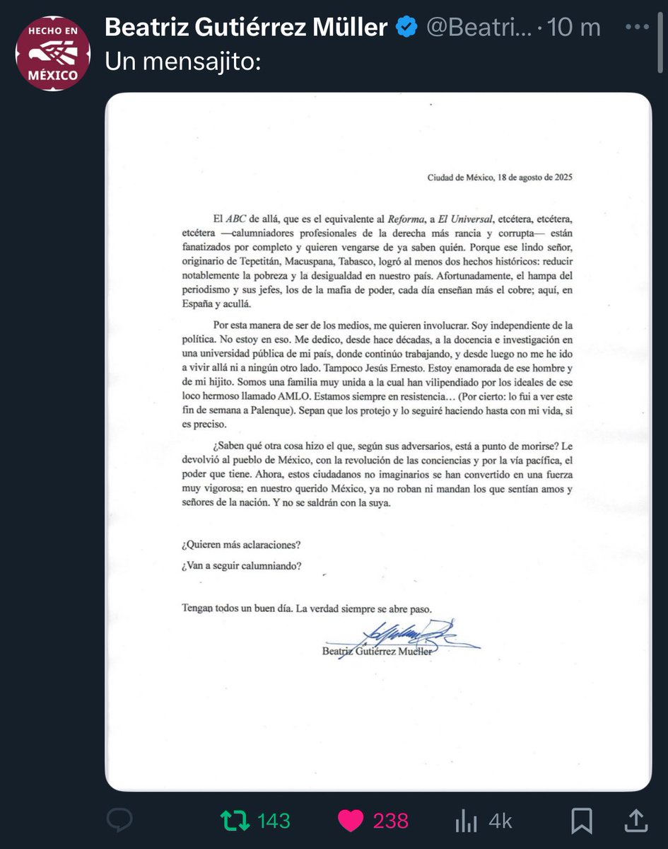 Beatriz tweet media