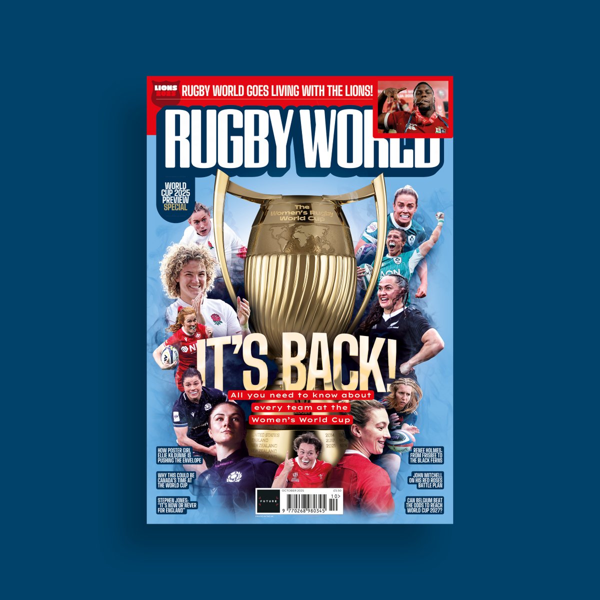 💥 THE WOMEN'S WORLD CUP IS HERE

✍ Every team previewed
🌹 Exclusive chat with John Mitchell
🇮🇪 Amee-Leigh Costigan on the Irish underdogs
🦁 Behind the scenes with the British &amp; Irish Lions
📈 Much, much more...

Get your copy today - magazinesdirect.com/uk/rugby-world…