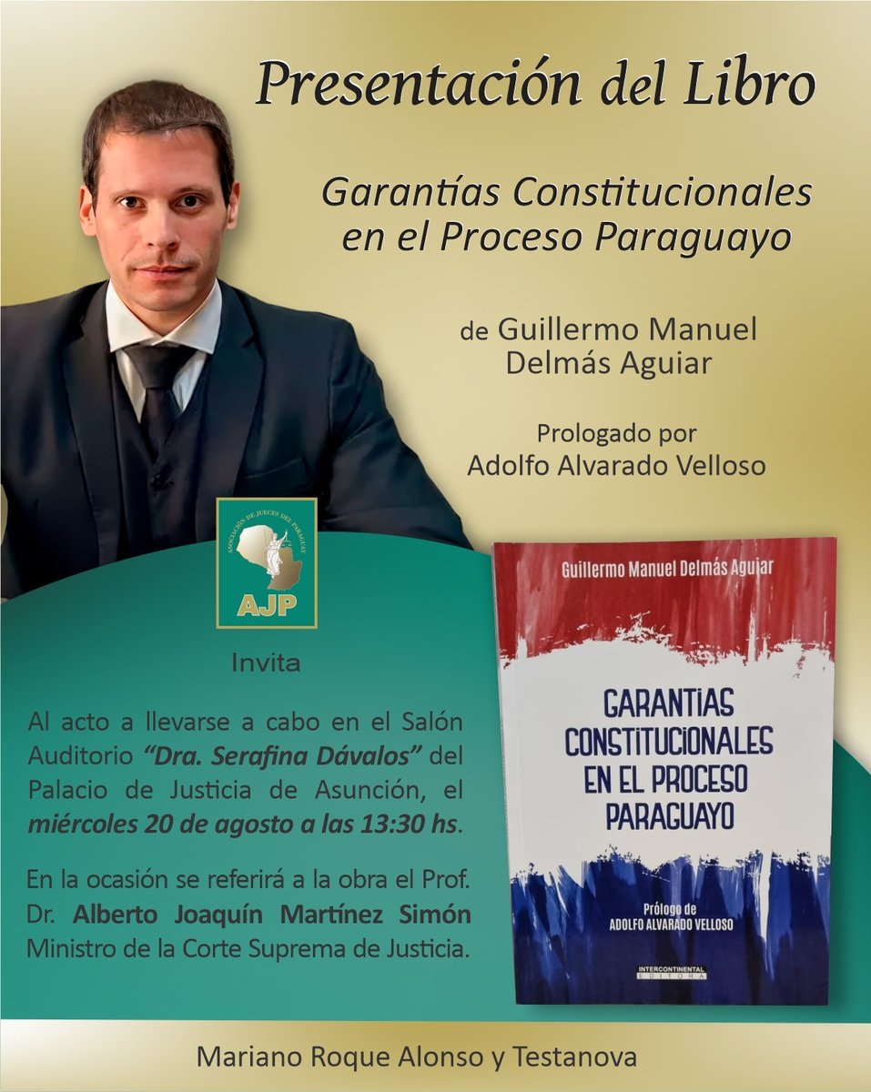 nobesana's tweet photo. Queridos amigos y familiares,

Queremos recordarles la presentación del libro de Guillermo Delmás Aguiar. Estamos muy orgullosos de este logro y queremos compartirlo con todos ustedes.

Fecha: Miercoles 20 de Agosto del 2025
Hora: 13:30
Lugar: Salón Auditorio "Serafina Dávalos" https://t.co/eQt0hDBrXK