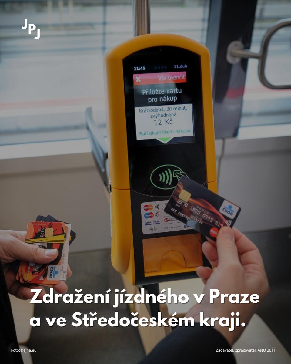Jaroslava Pokorná Jermanová (@jermanovastkraj) on Twitter photo Jízdné se nakonec bude zdražovat i v Praze. Piráti nepřesvědčili ODS a STAN. Předtím totéž prosadila koalice ve stejném složení ve Středočeském kraji. Doplatí na to hlavně lidé, kteří využívají jednotlivé jízdenky. 
Takhle vypadá podpora ekologické hromadné dopravy v praxi. Jízdné se nakonec bude zdražovat i v Praze. Piráti nepřesvědčili ODS a STAN. Předtím totéž prosadila koalice ve stejném složení ve Středočeském kraji. Doplatí na to hlavně lidé, kteří využívají jednotlivé jízdenky. 
Takhle vypadá podpora ekologické hromadné dopravy v praxi.