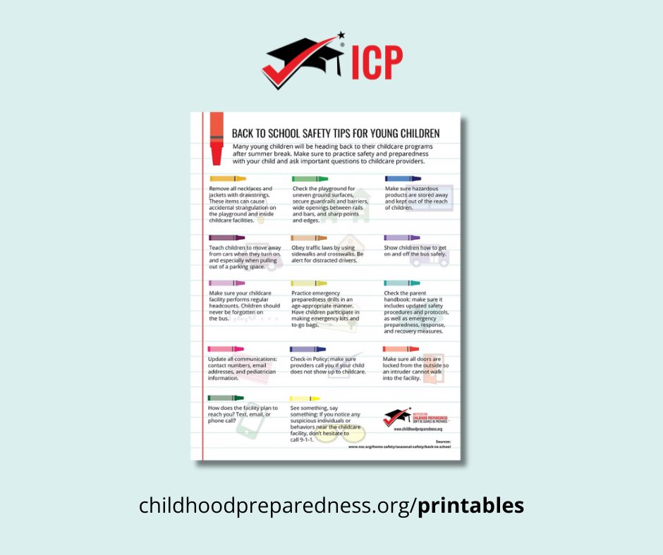 Institute for Childhood Preparedness tweet media