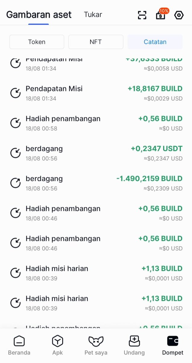 guzzatym's tweet photo. Paling mudah cari USDT disini.
hanya bermain game dibayar crypto. penukaran ke usdt juga mudah.. download aplikasinya disini https://t.co/otmLZF6C9Z

#USDT #bitcoin #Crypto
#cryptocurrency
#wordcrypto #buildcrypto #zonauang #Supernova #NFT #BlockchainGaming https://t.co/54xsHVSTKU