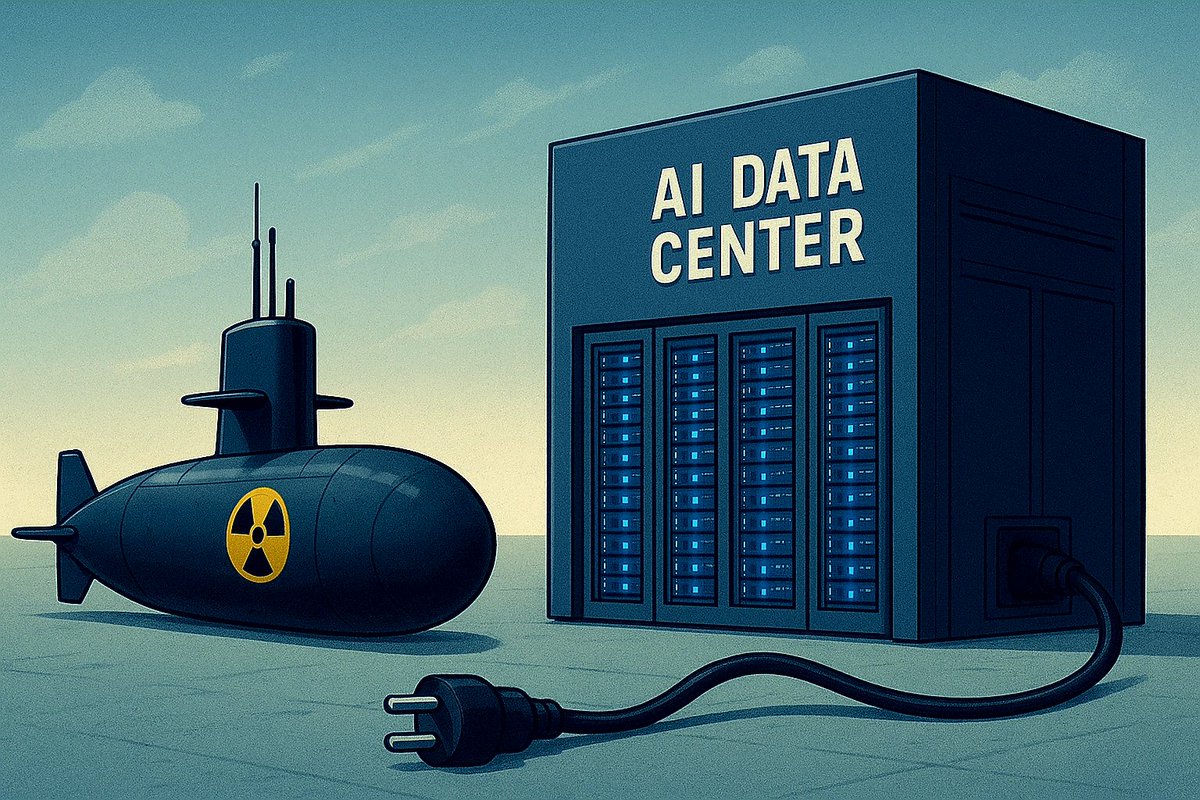 As the United States turns into a mega-scale AI factory, one of the biggest challenges is quenching the data centers' insatiable thirst for freshwater and electricity.

From my time driving submarines in the U.S. Navy, I'm reminded of our small nuclear reactor that gave us