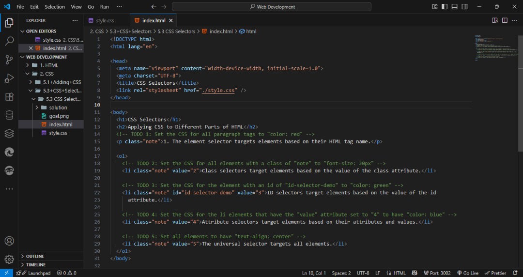 rasak_code's tweet image. Today I dived deeper into CSS selectors
I covered:
✅ Element Selector
✅ Class Selector
✅ ID Selector
✅ Attribute Selector
✅ Universal Selector
Each of these helps control how elements are styled in a webpage.
#CSSSelectors #WebDevJourney #FrontendDevelopment #CodeNewbie