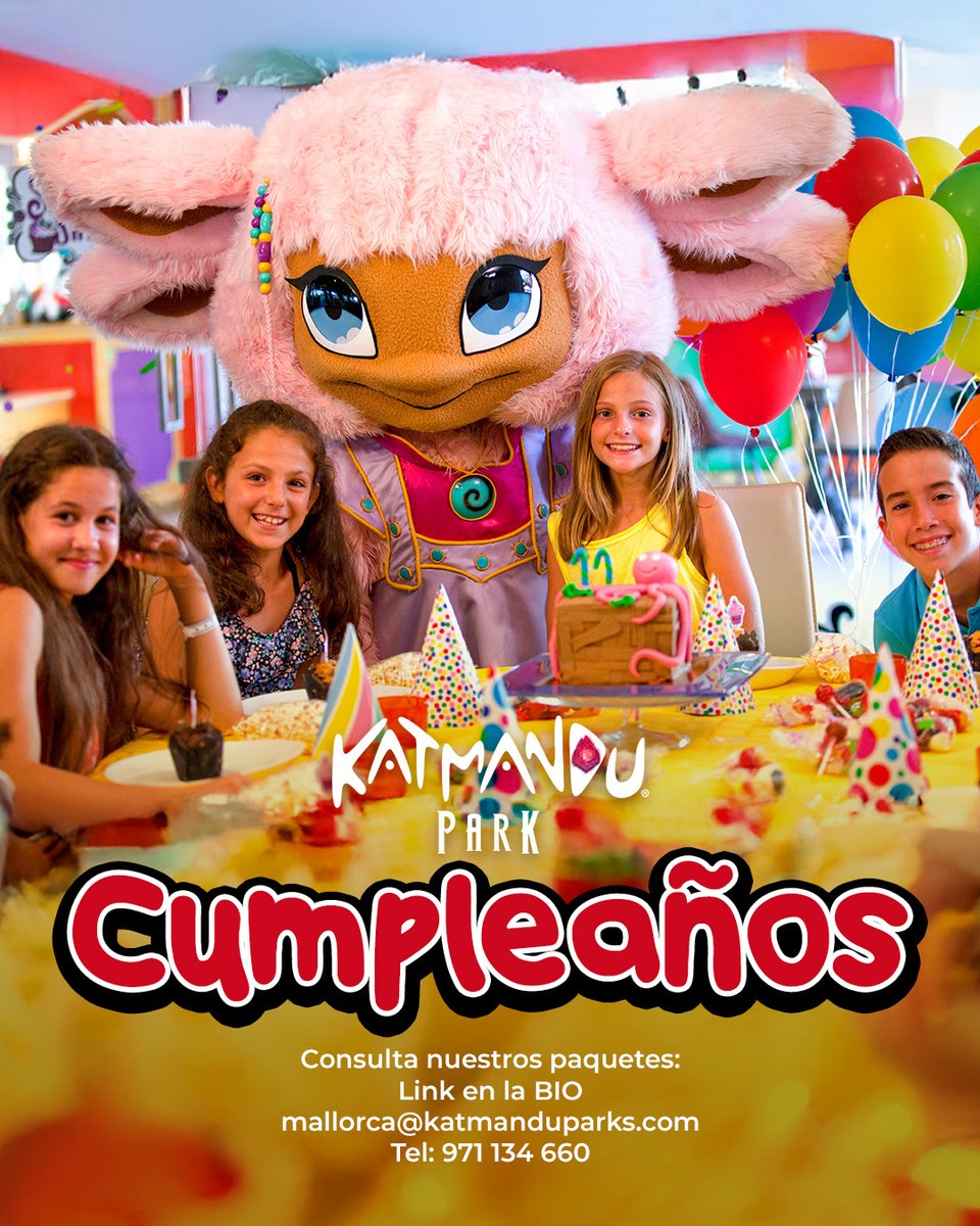 🎉 ¡Celebra tu cumpleaños en Katmandu Park! 🎊
Promoción TARTA GRATIS 🎂
Agosto es el mes más divertido para soplar las velas en Katmandu… ¡porque la tarta te sale gratis! 🥳

Celebra un día inolvidable!!! 🎉
INFO: qrfy.io/p/NuZEOAknXa
#katmandupark