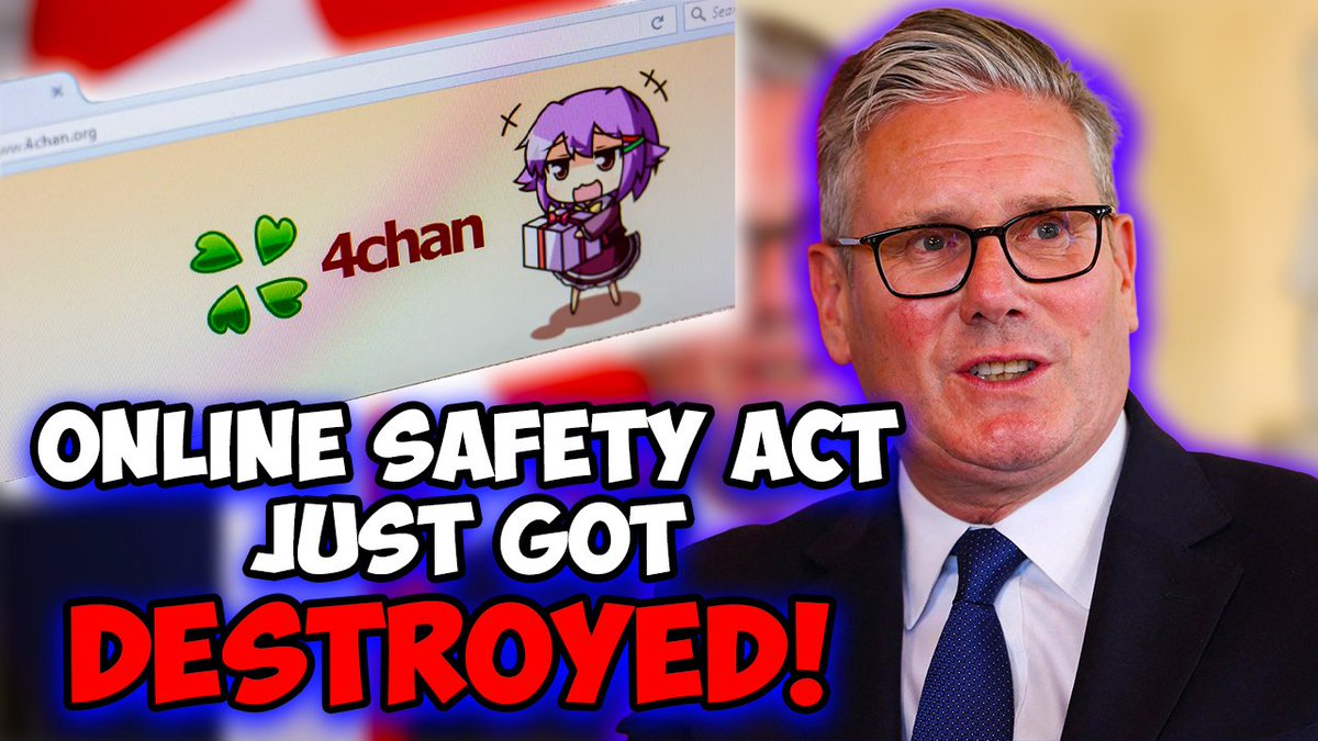 NEW video folks

Online Safety Act DESTROYED By 4CHAN #4chan #StarmerOutNow

youtu.be/W-_hIiPuz8Q
