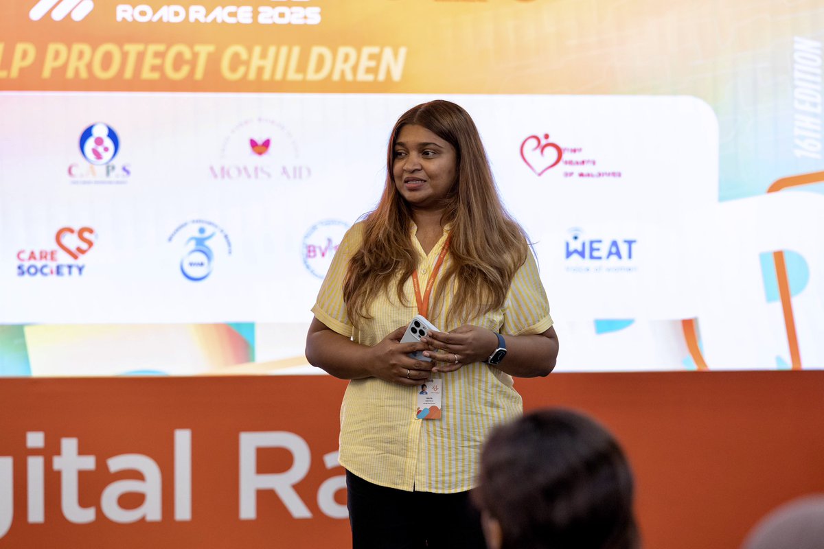 Dhiraagu's tweet photo. We hosted a special briefing for the endorsed NGOs of #DMRR2025, highlighting how they can use the event to raise funds and spread awareness for their causes 🧡
Learn more about this year’s endorsed NGOs and discover how you too can support the mission to #HelpProtectChildren at 👉 https://t.co/fChAhi3Dku
🏃♀️ Join us in making every step count!
#DhiraaguMaldivesRoadRace #LargestRunInTheMaldives #HelpProtectChildren