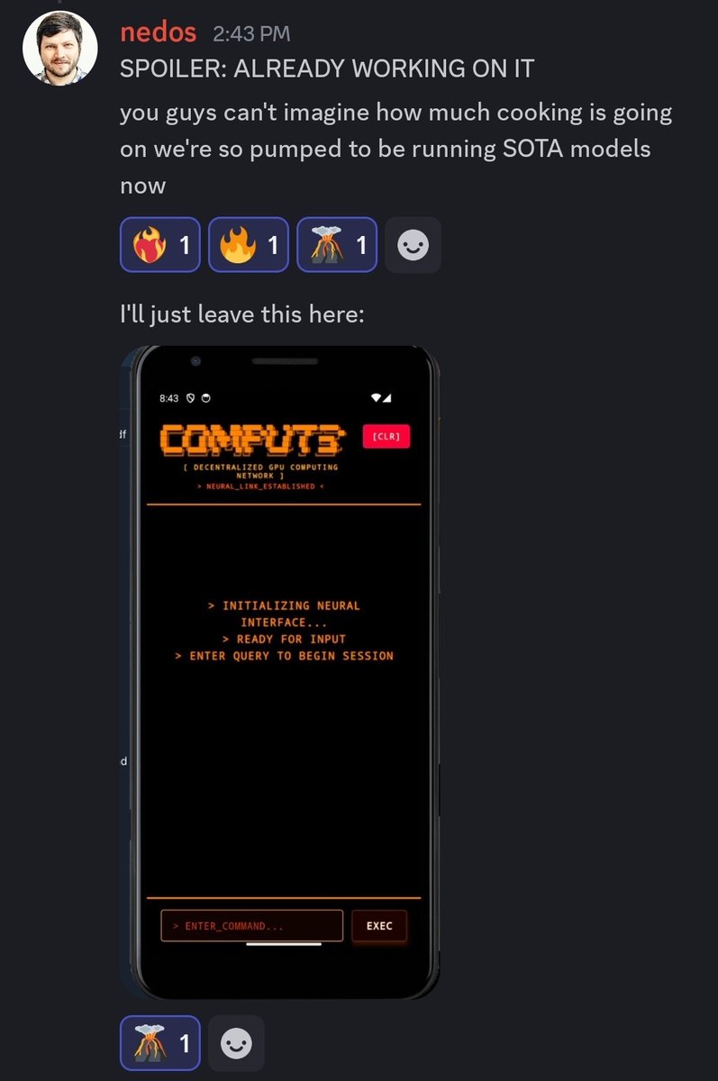 There is no hyperbole big enough to the degree of cooking being done <a href="/comput3ai/">Comput3 AI 🌋</a>.
So much higher..
$COM