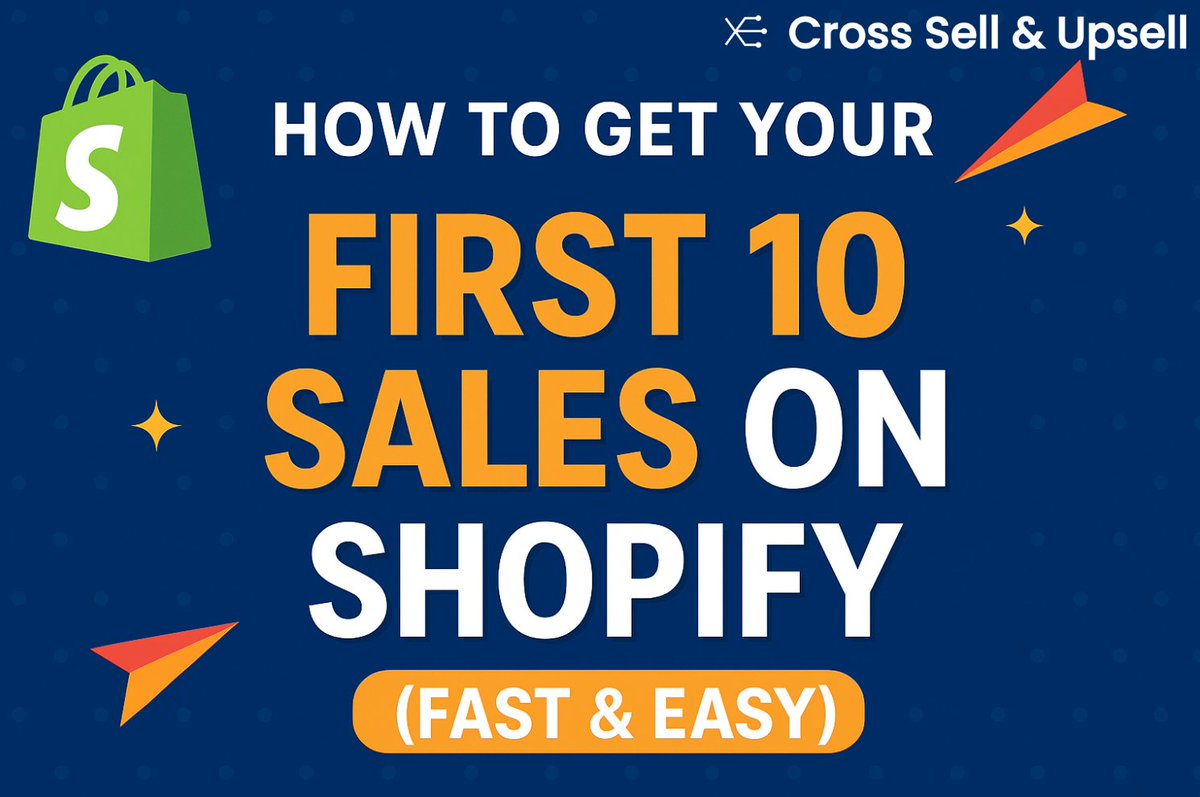 xsellandupsell's tweet image. Your first 10 Shopify sales don’t have to take forever.
📈 From store trust hacks to upsells &amp;amp; influencer wins — here’s how to go from zero to sales fast.

Read now 👉 [csell.io/blogs/how-to-g…]

#ShopifyTips #Ecommerce #Upsell #CrossSell