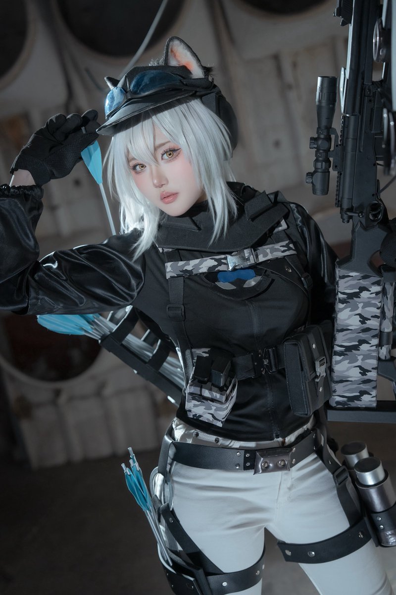 anongnoon1's tweet photo. Schwarz Skyline 🏹🐾
วันนี้อนงค์มาเป็นสาวหูแมว~ สกินสุดเท่จากเกม Garena Delta Force🪖💥
#DeltaForcexArknights #DFxArknights
#DFTH #BREAK #GarenaDeltaForce #DeltaForceMobile https://t.co/mUE4sCc4S1