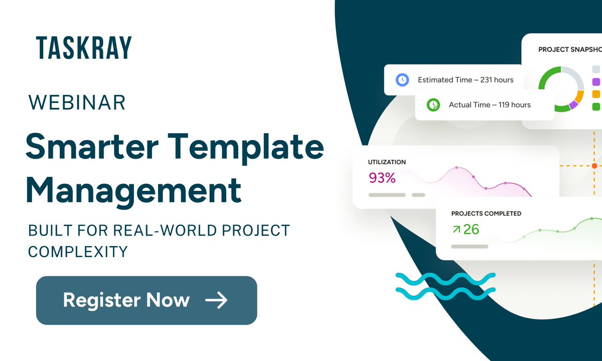 🚨 Final call to register for our Smarter Template Management webinar: taskray.com/webinar/smarte…

If you manage templates in TaskRay, this session is for you.

📅 Just two days left. Grab your spot now! 

#TemplateMastery #TaskRayTips #AdminTools #CustomerSuccess #WebinarReminder