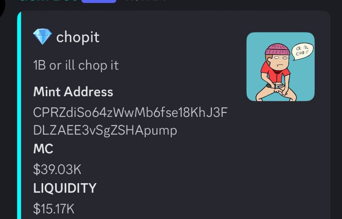 Finally, the coin for me

mutilated myself years ago to get out of a military tour in Uzbekistan 

just $CHOPIT bros, peen free since 2023 and haven’t looked back since