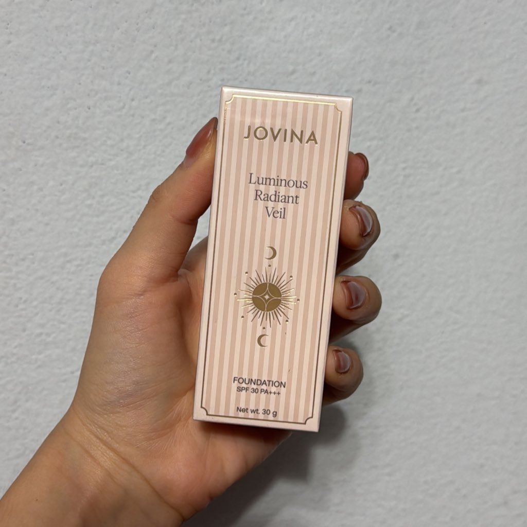 stampiii3's tweet photo. รองพื้น Jovina มือ 1 สี 02 / 450 ส่งฟรีค่า💕 https://t.co/LDgIqeOJX1