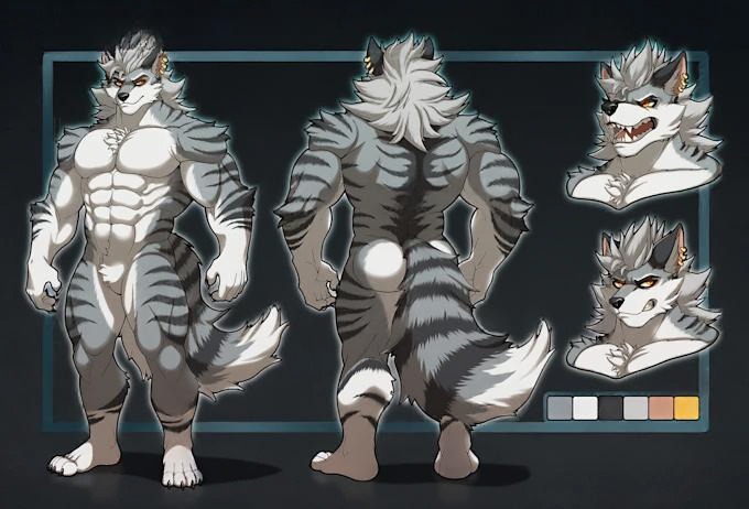 Mary_Smith_J's tweet image. Unleashed in the night. 🐺⚡️ 

#WolfMode #BeastWithin #StrongAF #MythicMan #AnthroArt #CharacterDesign #ArtPreview #FanArtFriday #ConceptArt #WIP #DesignProcess #SolidHeater #DarkAesthetic #MusclePower #FurryArt #GamerArt