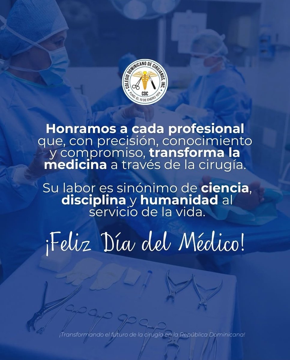 cdcird's tweet image. ¡Feliz día del médico dominicano!
