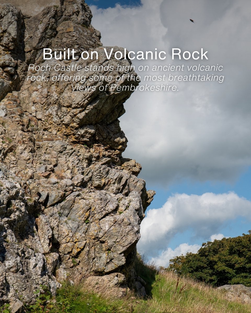 RochCastle's tweet photo. Roch Castle stands proudly atop a volcanic rock, its height offering uninterrupted views across St Brides Bay and all the way to the Preseli Hills.

#rochcastle #celticcollection #pembrokeshire #wales #castle https://t.co/hz7Z0LOxGn