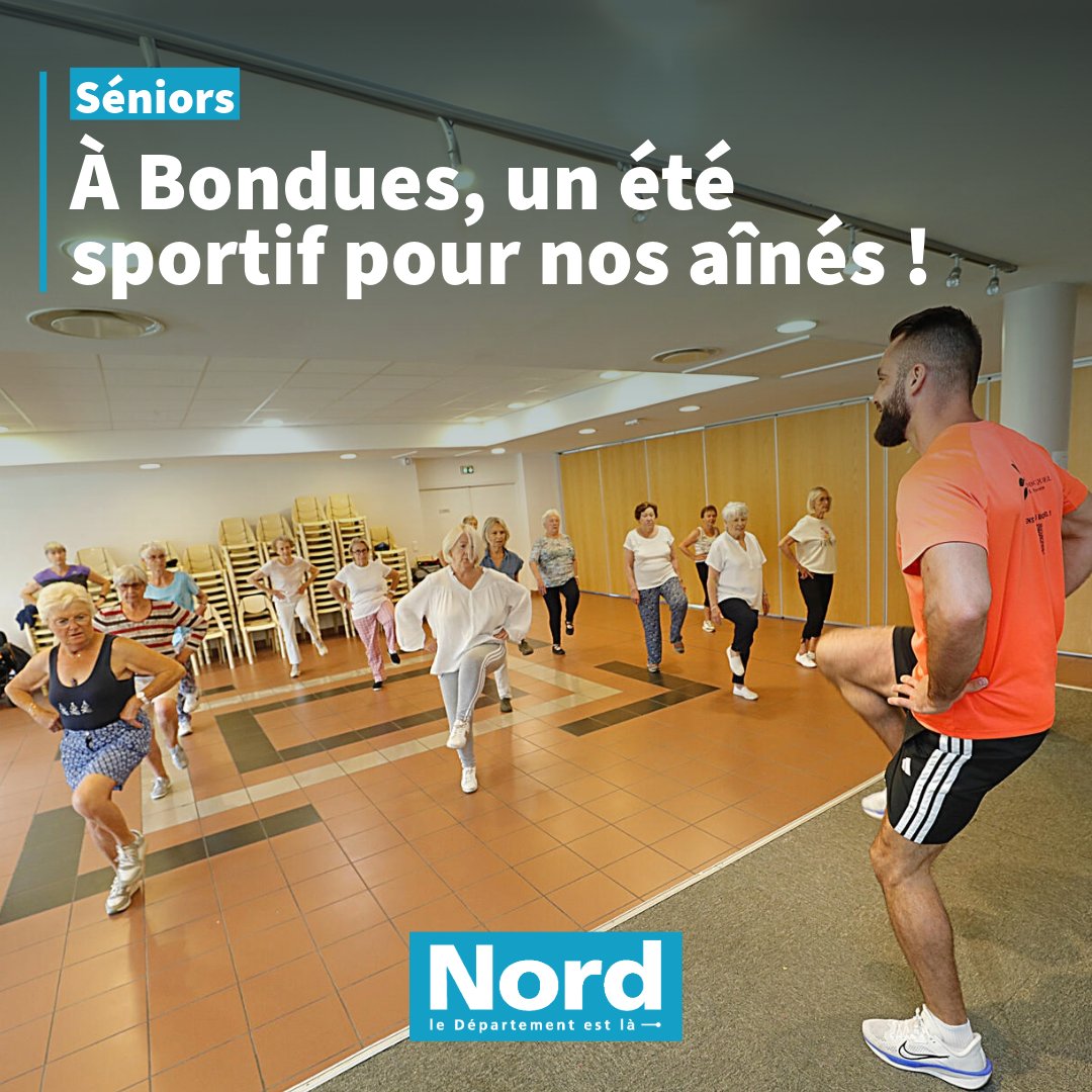 À <a href="/VilleBondues/">Ville de Bondues</a> dans la métropole lilloise, les aînés gardent la forme et le sourire tout l'été, grâce à des séances de gym douce soutenues par le Département du #Nord.💪🏼

On a mis nos baskets pour vous raconter⤵️
info.lenord.fr/pendant-lete-l…
