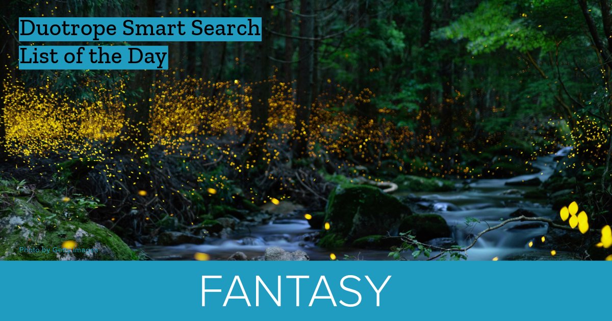 Duotrope's tweet photo. The Smart Search List of the Day is: Fee-Free Fantasy Flash Fiction feat. @sflampoon @themetaworker @crowkeys @SmallwondersSFF @brokenantlermag et al. https://t.co/t5nYT0aCfE https://t.co/ad2Hu2UHJc