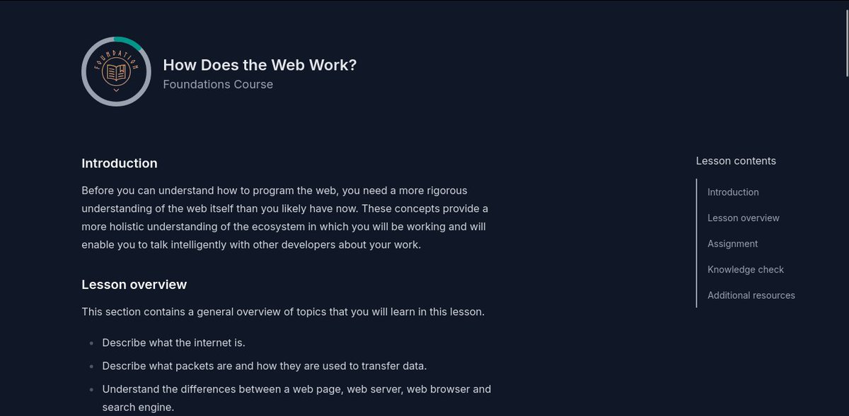 gamedscs's tweet image. #300DaysOfCode Dia 7/300 estudando o The Odin Project:
Hoje eu revisei novamente sobre hardwares e completei o módulo de como a internet funciona, acabei de dar uma olhada nos próximos assuntos e agora eu tenho a total certeza de que fazer esse curso foi a decisão certa...