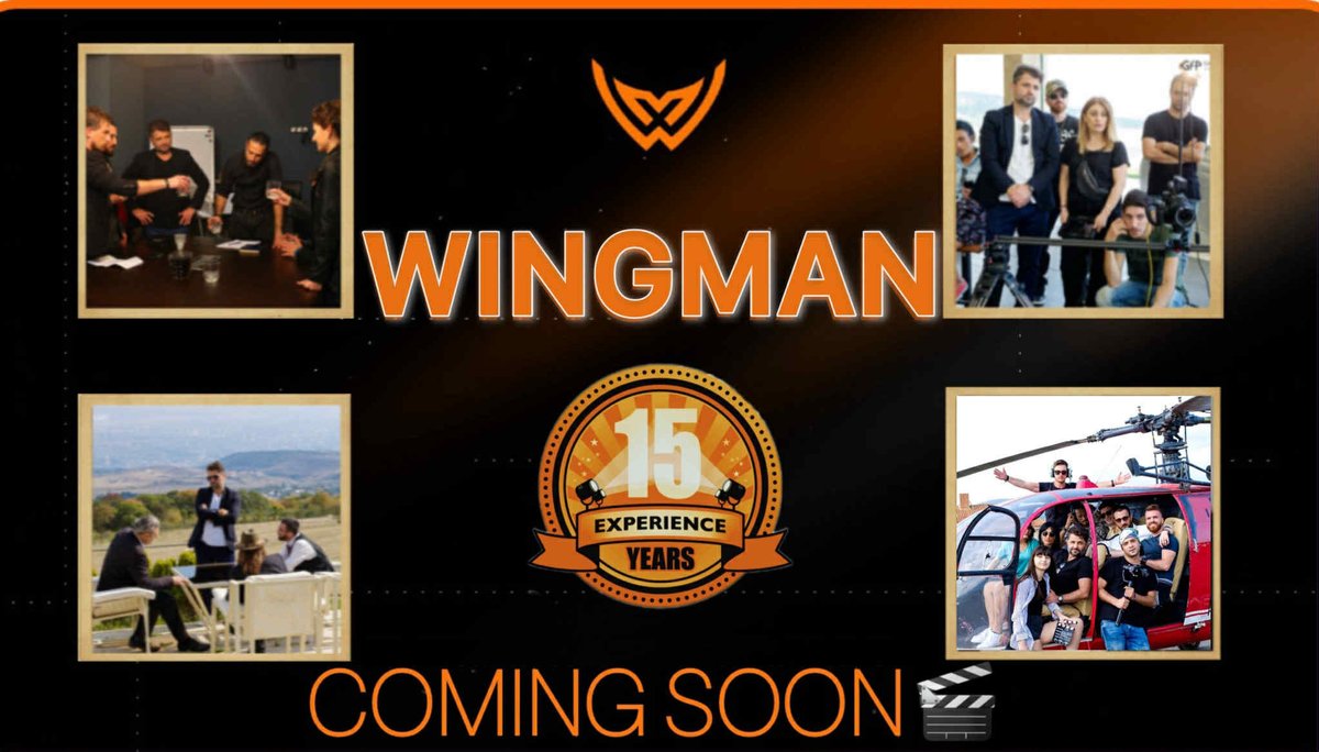 ✨ 15 years of experience, countless stories, and a new chapter begins...
🎬 WINGMAN – Coming Soon!
Stay tuned for an exciting journey filled with passion, creativity, and unforgettable moments. 🚁🔥
#Wingman #ComingSoon #Film #Experience