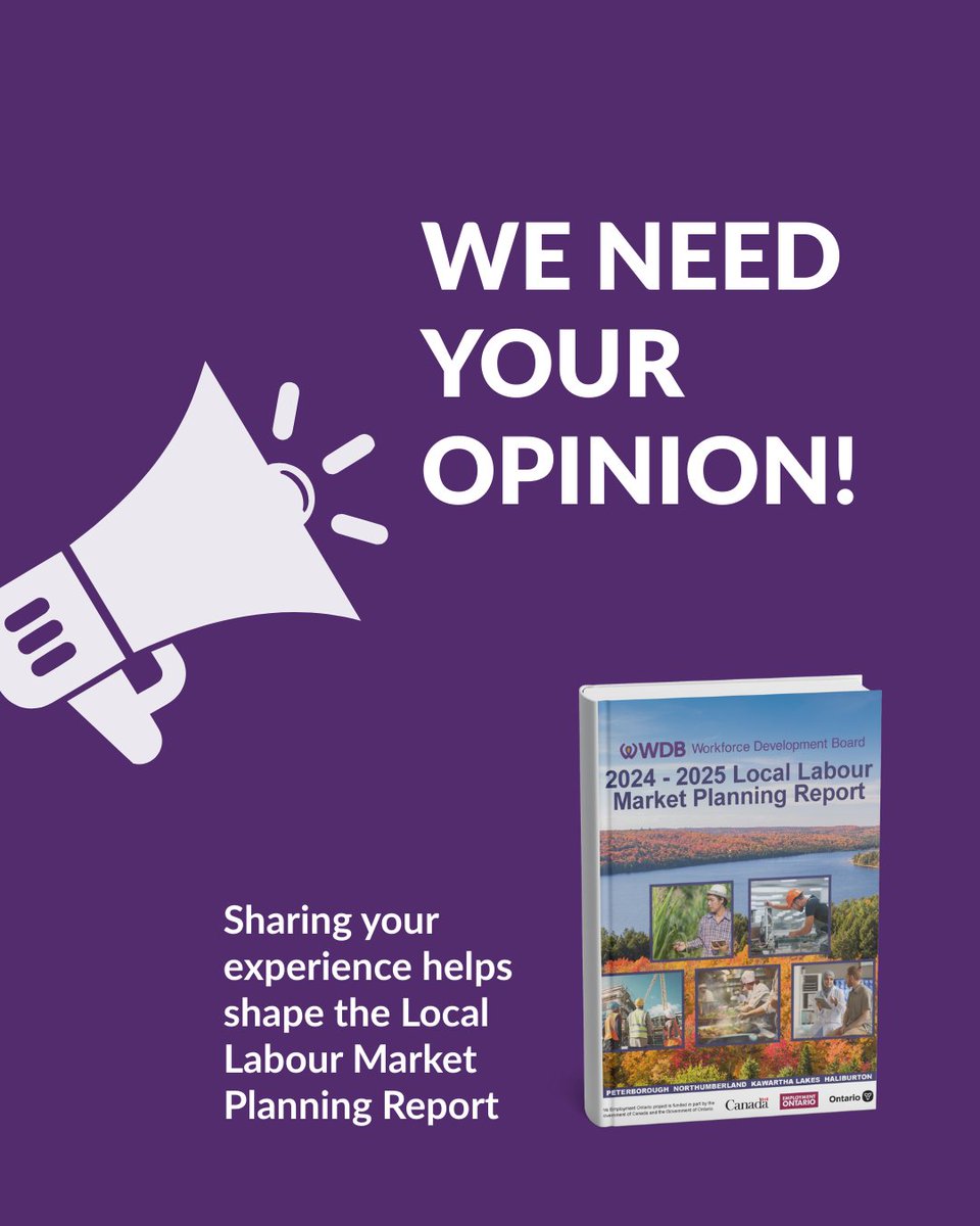 Your opinion matters to us! Every year we put together the Local Labour Market Planning Report which is a deep dive into the evolving workforce across our region.

And we need YOU to share your experience.

It only takes 7 minutes 👉 pulse.ly/tvox9oiuf0