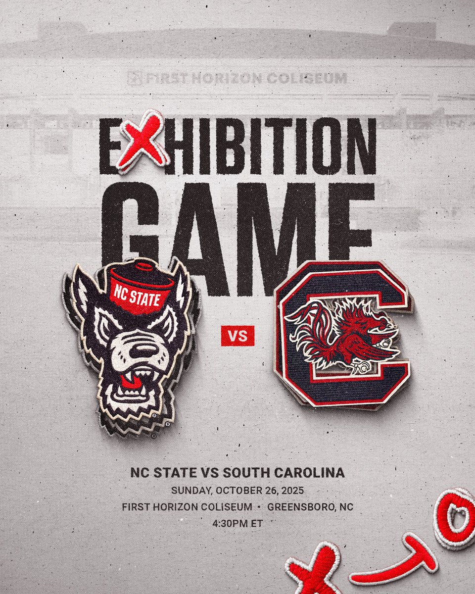 Can’t wait to see you there 👀

Wolfpack will face the Gamecocks in an exhibition game on October 26 at First Horizon Coliseum. 

Tickets available starting August 22 at 10AM.