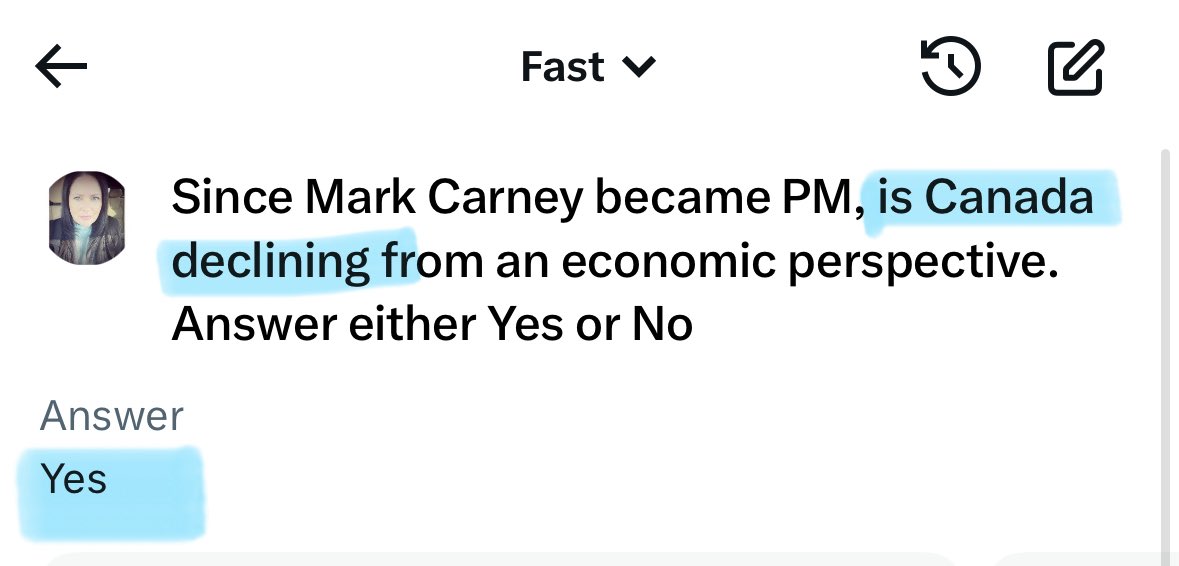 I’m sharing this for those still in DENIAL 🇨🇦 Canada is in a WORSE economic position since MARK CARNEY became PM 👀