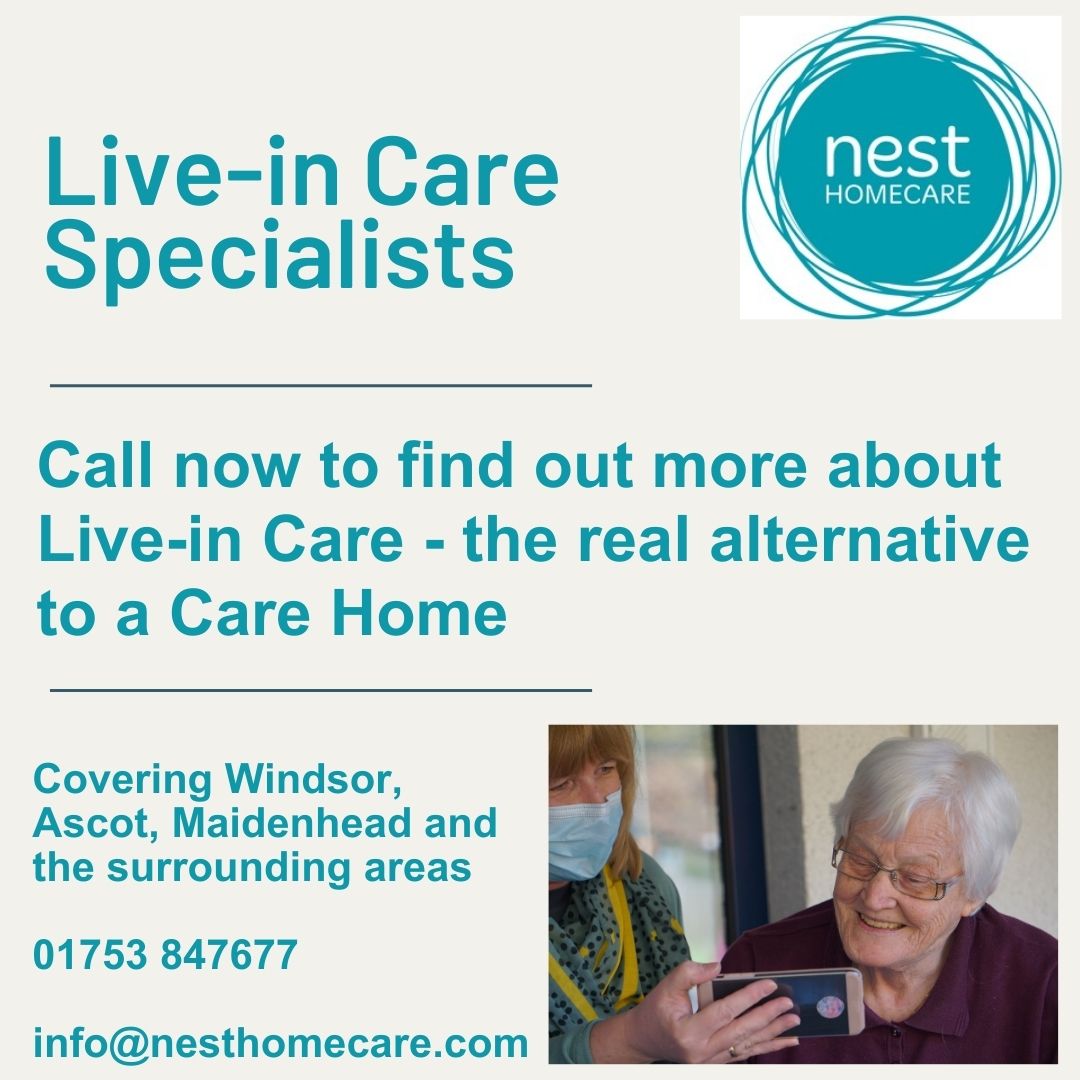 If you're thinking about care home for yourself or a loved one, then think about live-in care in your own home.
📞Nes t Homecare on 01753 847677for more information.