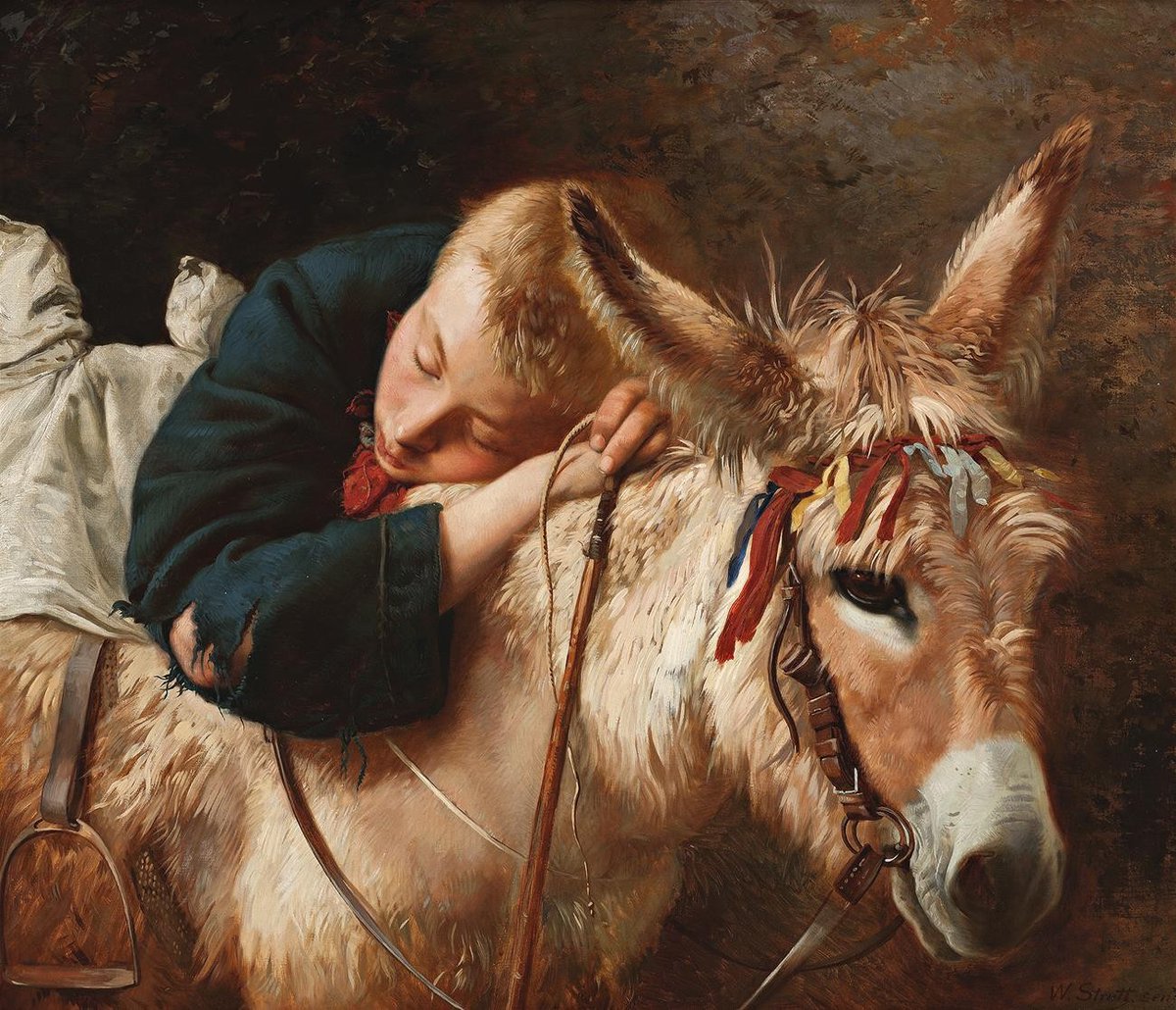 William Strutt (1825-1915 English/Australian painter and illustrator)  "Slack times"