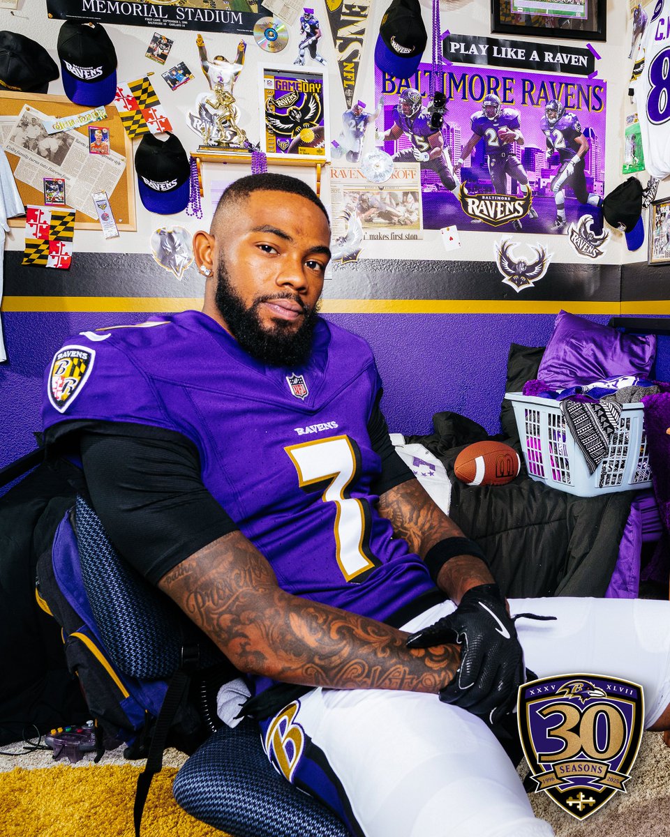 Ravens's tweet photo. Where the past meets the present 😈

@R_bateman2 https://t.co/OrsZmATKtD