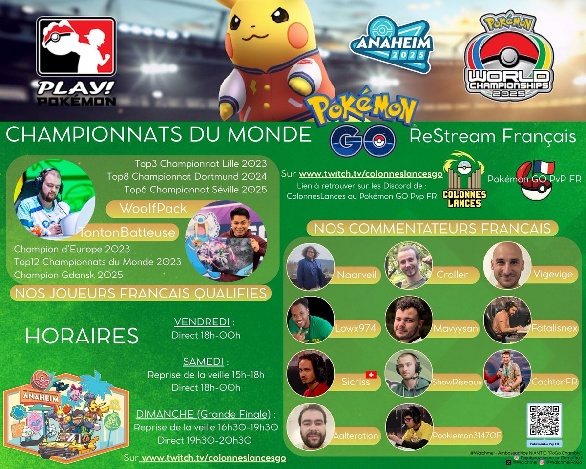 Merci à tous d’avoir suivi la compétition. On se retrouve en septembre pour suivre la nouvelle saison de play!pokemon

En espérant que vous avez passer un excellent week-end en compagnie de toute l’équipe. Je suis incroyablement fier d’eux et de la performance de nos joueurs ❤️