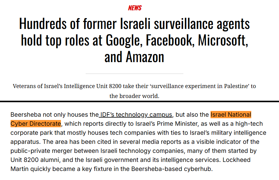 J. Moreau 🇧🇹 (@toxictiramisu) on Twitter photo <a href="/OpDeathEaters/">Anonymous</a> Tom Alexandrovich serves as ED of INCD, a cybersecurity agency reporting directly to Netanyahu. The INCD collabs with the Department of Homeland Security through the BIRD program & with Google & Amazon via Project Nimbus, merging big data with Israeli's military infrastructure. <a href="/OpDeathEaters/">Anonymous</a> Tom Alexandrovich serves as ED of INCD, a cybersecurity agency reporting directly to Netanyahu. The INCD collabs with the Department of Homeland Security through the BIRD program & with Google & Amazon via Project Nimbus, merging big data with Israeli's military infrastructure.