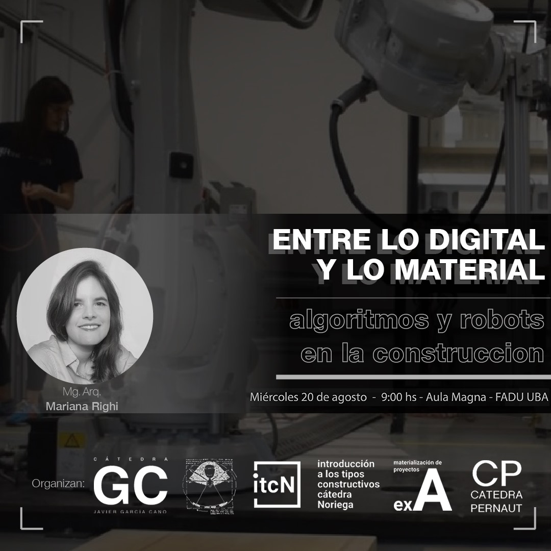 MaruRighi's tweet photo. 📍 Los espero el miércoles 20 de agosto a las 9 AM en FADU. https://t.co/FlZpv1sYJJ