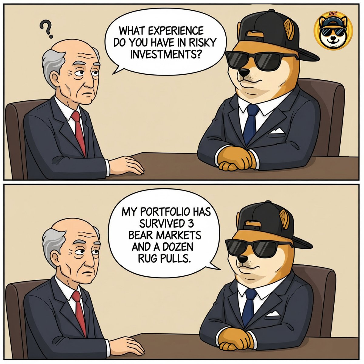Doge Head (Army) (@dhc_army1) on Twitter photo "The resume no one asks for, but all crypto investors understand. 😉 What would be your next credential? We'll read you in the comments! 👇
#CryptoExperience #CryptoLife #CryptoHumor" <a href="/DogeHeadcoin/">Doge Head Coin</a> "The resume no one asks for, but all crypto investors understand. 😉 What would be your next credential? We'll read you in the comments! 👇
#CryptoExperience #CryptoLife #CryptoHumor" <a href="/DogeHeadcoin/">Doge Head Coin</a>