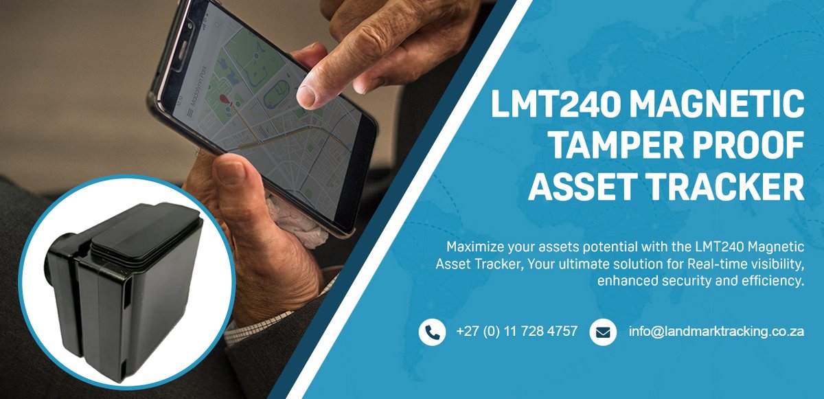 LandmarkTrack's tweet image. The LMT240, SA’s First Truly Tamper-Proof Asset Tracker 🚀The LMT240 Magnetic Mobile Asset Tracker from Landmark Tracking is giving South African fleets and operators serious edge.
Send us a message to request your quote today!
🌐 landmarktracking.co.za
#TrackingSolutions