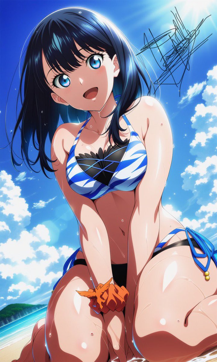 SSSS.GRIDMAN 宝多六花ちゃん(っ*'ω'c) 久しぶりに六花ちゃん描きまし