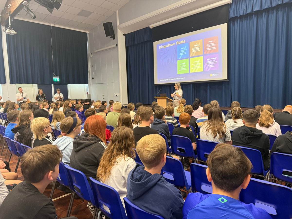 Today we welcomed our future year 7 students to day 1 of Summer School. It was great to see so many ambitious students, full of excitement and ready to start their Kingsdown journey. 

#pride #ambition
