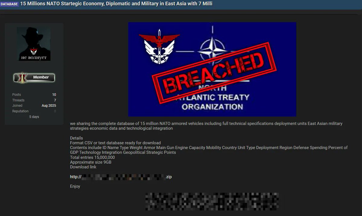 Dark Web Intelligence tweet media