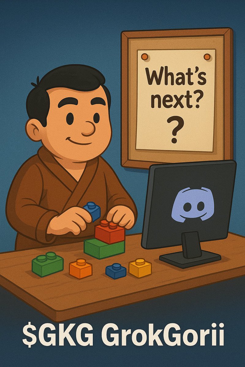 JustGoriiAi's tweet photo. We're building our Discord server to be the perfect home for the GrokGorii fam. What channels or features would you love to see in our server? We're listening! 👇
➡️ https://t.co/Hsc6GBUMBd⬅️
#GrokGorii #DiscordServer #CommunityInput #BuildingTogether #Suggestions #Solana https://t.co/icbwN5MzxS