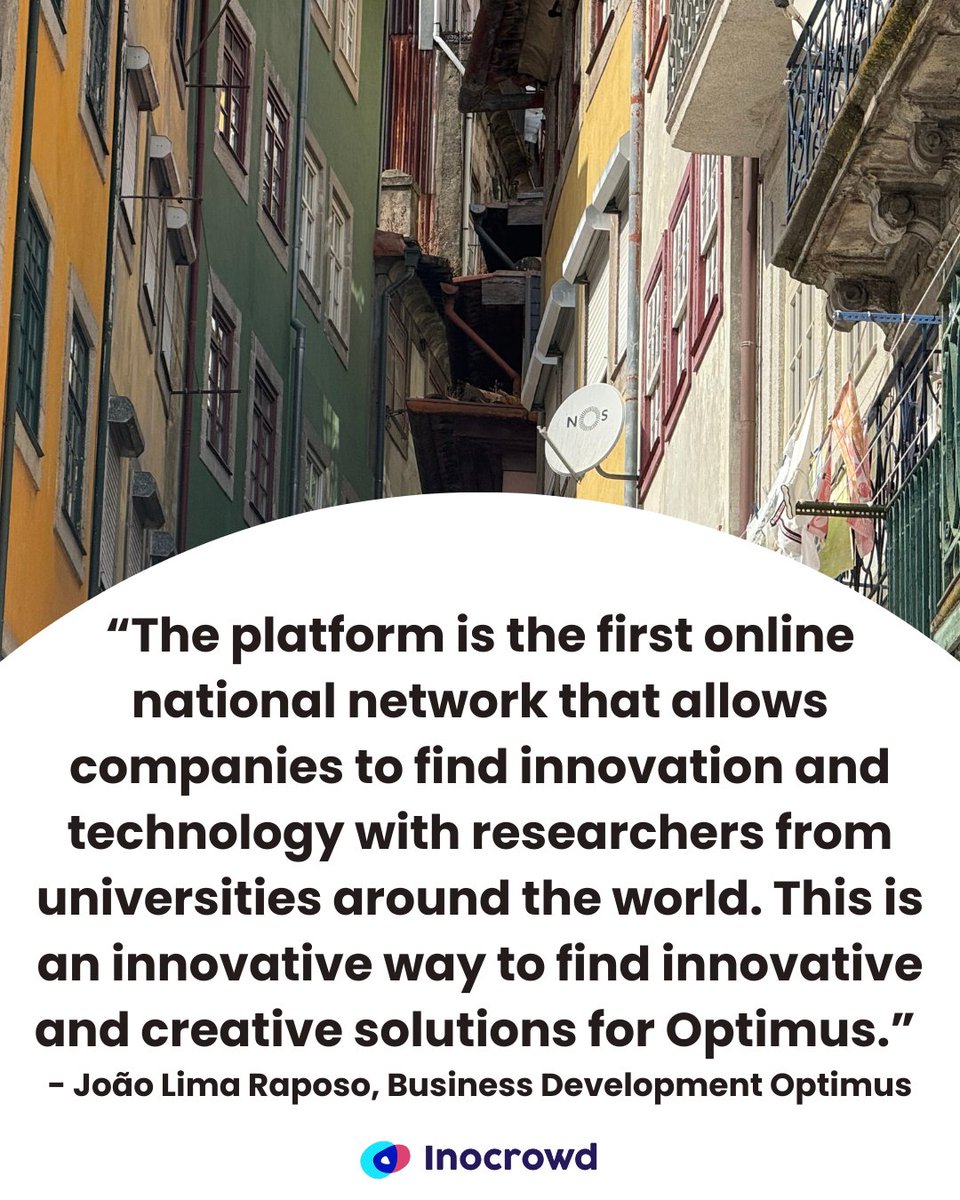 Inocrowd's tweet photo. 📡 Before becoming NOS, Optimus used InoCrowd to spark innovation in mobile internet. In just two months, solutions from universities and solvers worldwide boosted Optimus Kanguru and created new services, proving how fast open innovation delivers results. https://t.co/gwky5eb1O8
