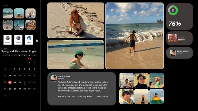 ᅠ          
ᅠ    
ᅠ           
ᅠ
ᅠ

0818   ⌗    𝓢ta 𝓜aria 𝓭i  𝓛euca
彡 FAMILY DAY⠀

↳ ❝  Day off means family day! 💙❞

ᅠ
ᅠ