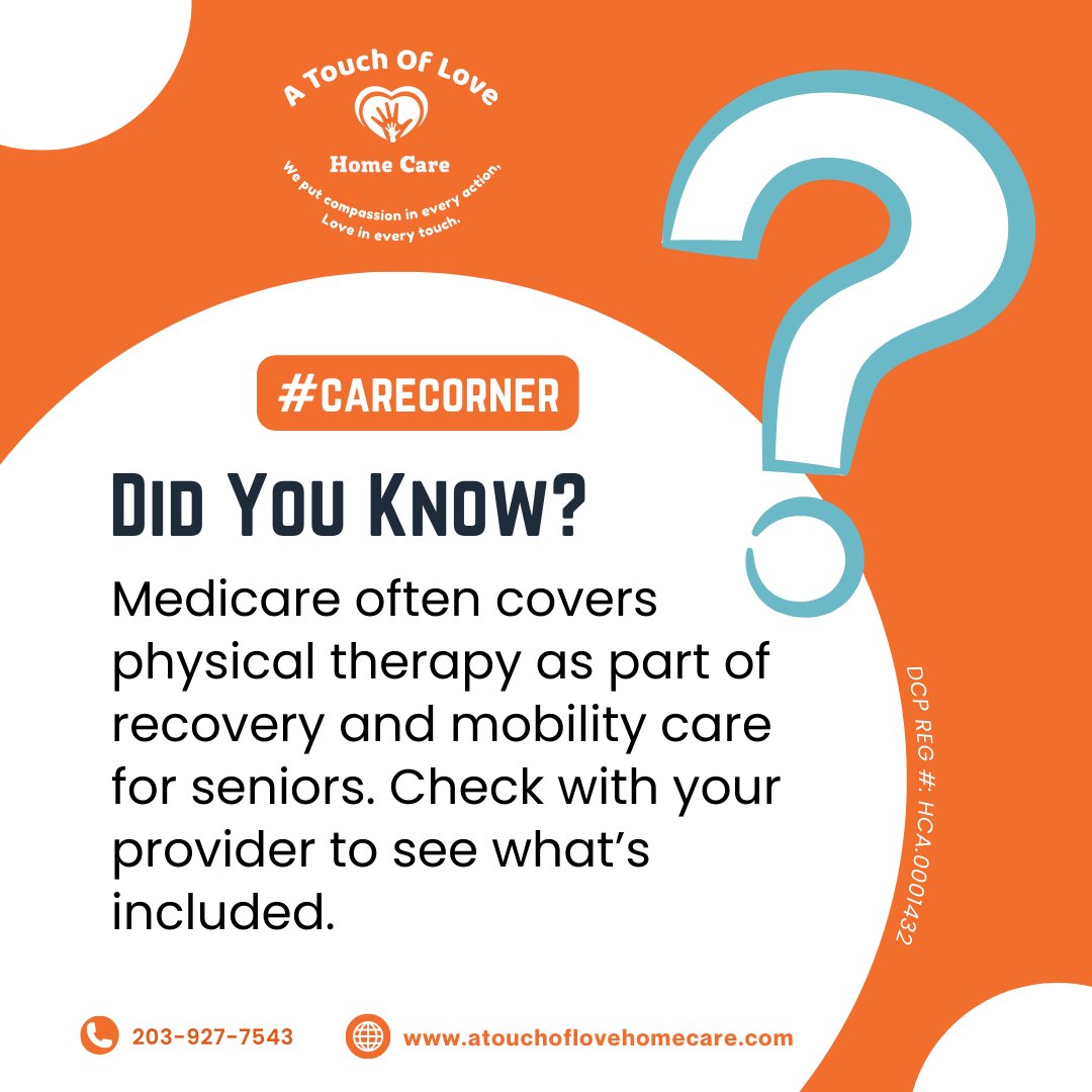 touchoflovellc's tweet image. Regain strength and confidence with physical therapy! 💪 Let’s make recovery easier. #PhysicalTherapy #MedicareTips #SeniorWellness #RehabSupport #HealthyAging #StrengthThroughCare