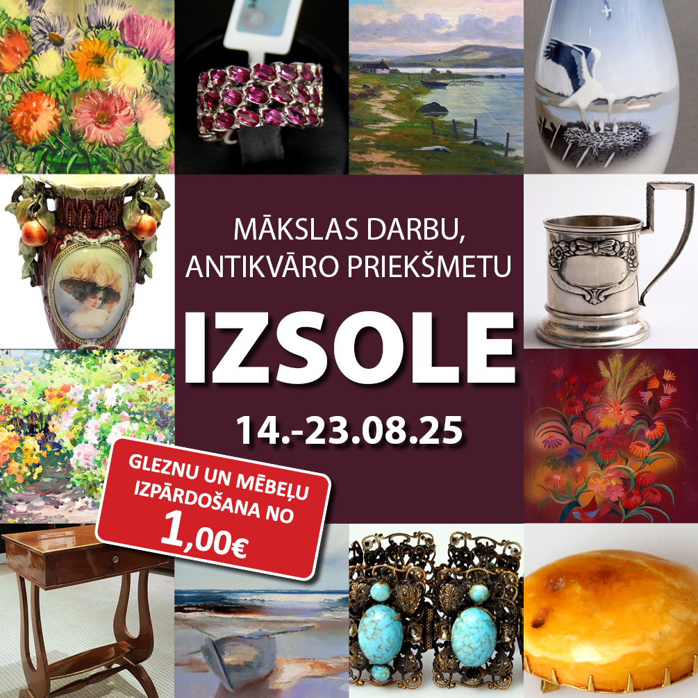 baltantik2016's tweet photo. •   Ielūdzam piedalīties izsolē Nr. 96. Augusta interneta izsole!
•   Izsoles izstāde mc2 Krasta 68A no 14. - 23.08.2025
•   Solīšana mājaslapā: https://t.co/xrwqZ2c3ED https://t.co/TCXe5pSYRw