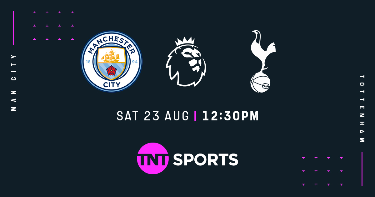 TNT Sports Business (@tntsportstrade) on Twitter photo After perfect starts these two meet next Saturday lunchtime ⚽️
🔵 <a href="/ManCity/">Manchester City</a> 🆚 <a href="/SpursOfficial/">Tottenham Hotspur</a> ⚪️
📺 Live on TNT Sports
Get assets at tntsportsbusiness.co.uk After perfect starts these two meet next Saturday lunchtime ⚽️
🔵 <a href="/ManCity/">Manchester City</a> 🆚 <a href="/SpursOfficial/">Tottenham Hotspur</a> ⚪️
📺 Live on TNT Sports
Get assets at tntsportsbusiness.co.uk