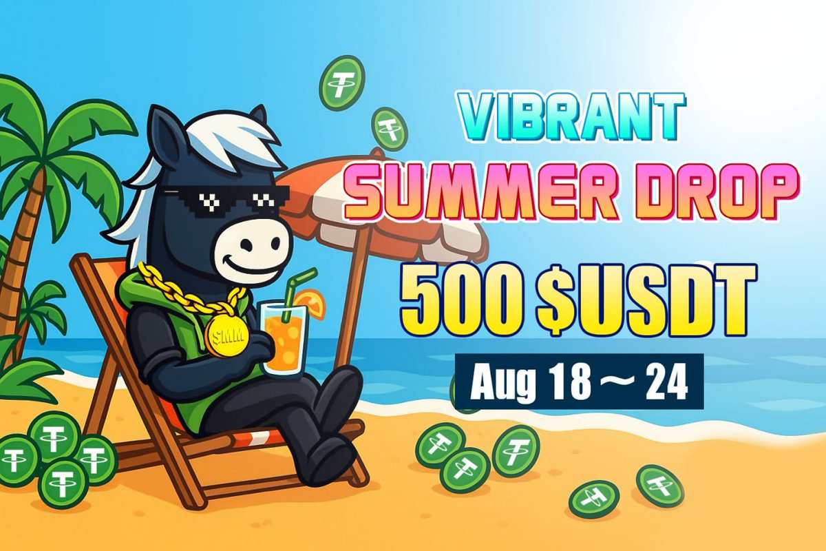 🌊 Dive into Momofun’s Cool Summer Rewards! 🌊
Win $20 USDT by completing simple tasks! 25 lucky winners!

📌 Steps:
1️⃣ Follow <a href="/MOMOisFUN/">MOMO.FUN</a>
2️⃣ Join Telegram Group: t.me/MOMOisFUN
3️⃣ Join Telegram Channel: t.me/MOMOFunOfficial
4️⃣ Like + RT + Tag 3 pals

⏰ Ends Aug 24
🎁